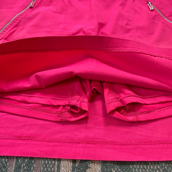 Bundle of 2 Women's Jamie Sadock Skorts Beige and Pink Golf Skirt Size 16 Strech - Picture 10 of 13